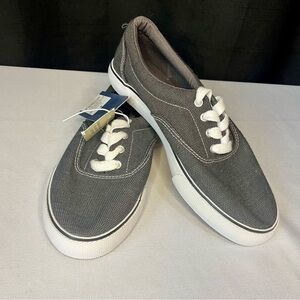 Gray Canvas Boy's Sneakers